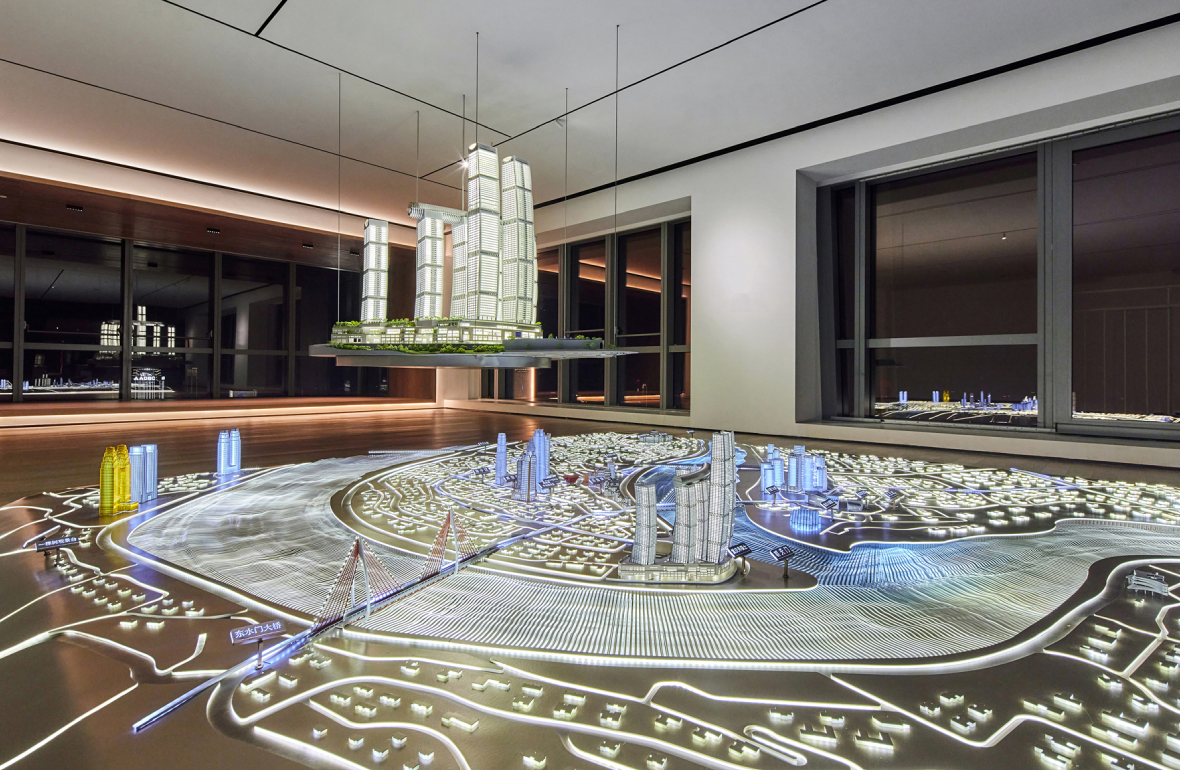 Chongqing Raffles City High-End Architectural Model Showcase